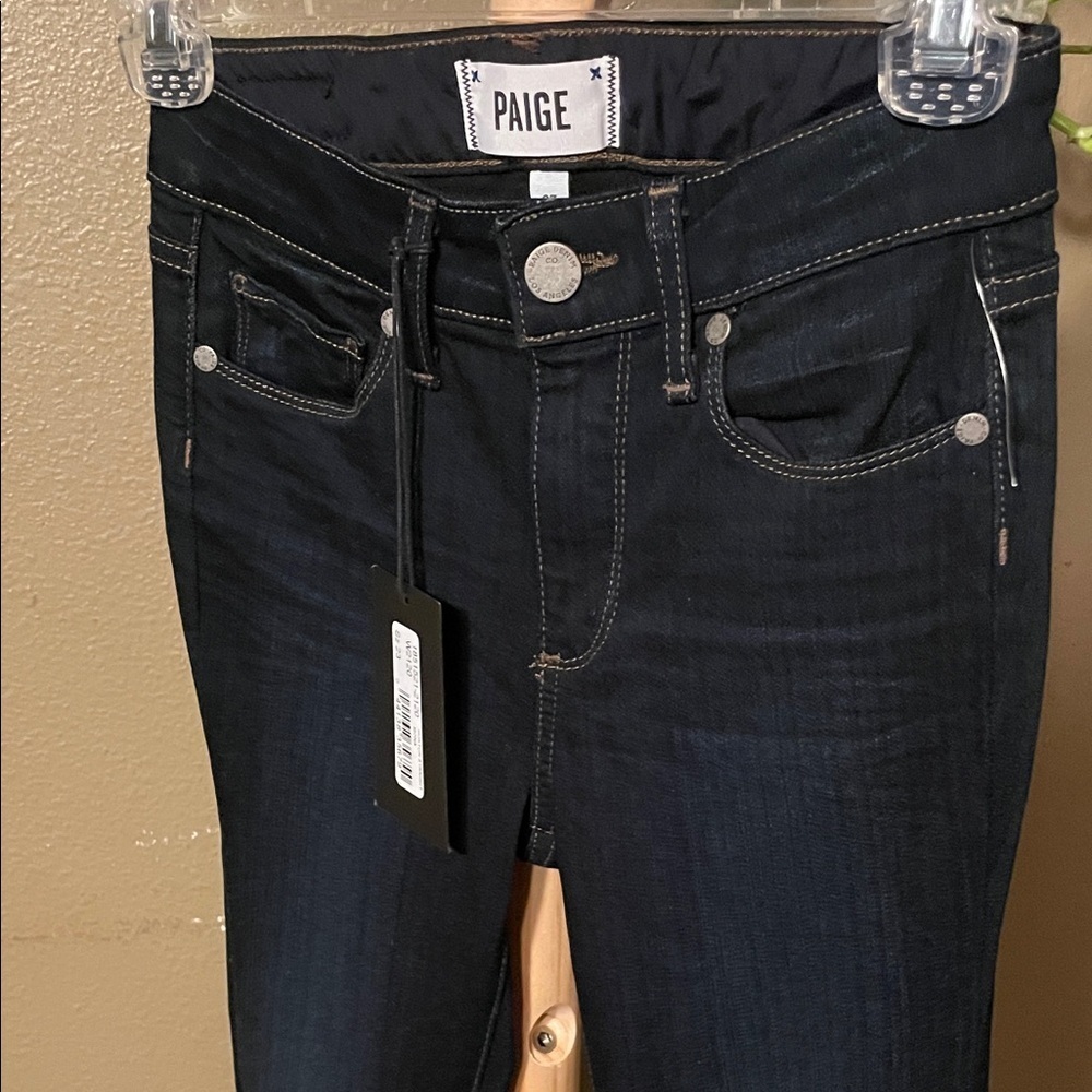 PAIGE Huxton straight High rise dark denim - Picture 10 of 10